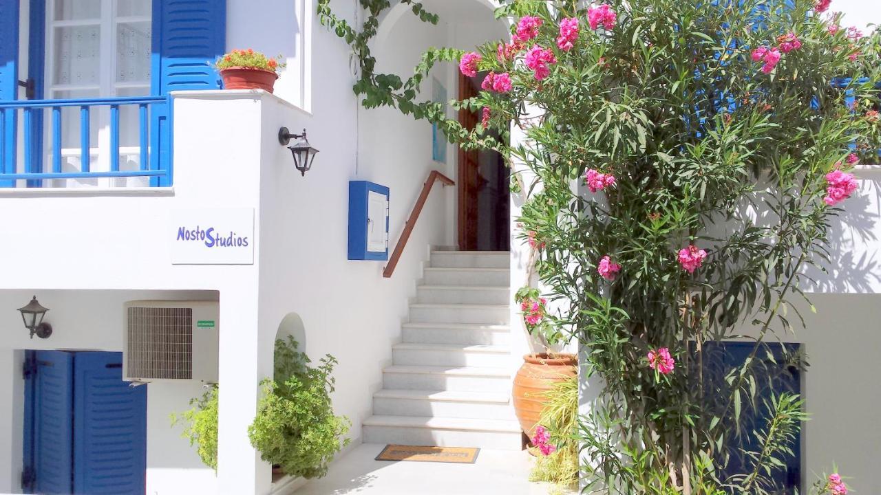 Nostos Studios At Saint George Beach Agios Georgios Chora Naxos Town Naxos City Eksteriør bilde