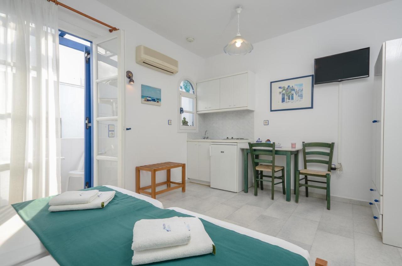 Nostos Studios At Saint George Beach Agios Georgios Chora Naxos Town Naxos City Eksteriør bilde